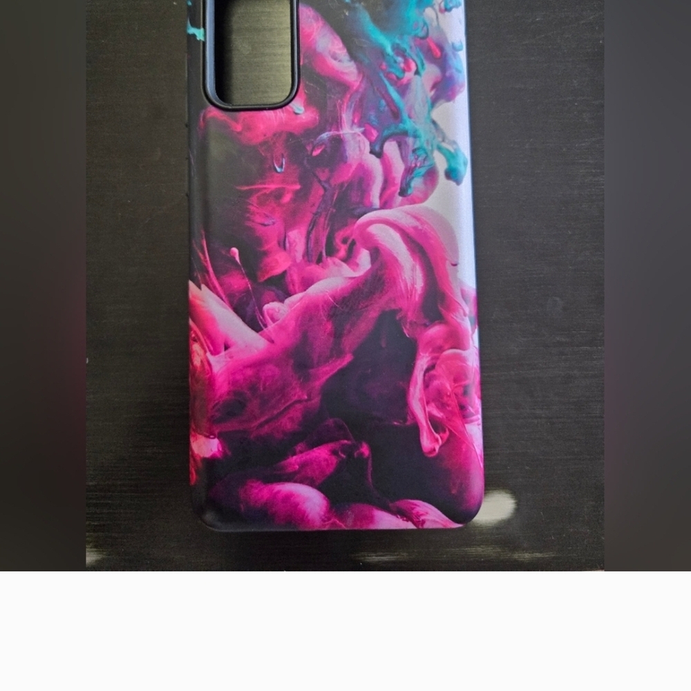 Samsung FE 20 Vibrant Pink and Blue Phone Case